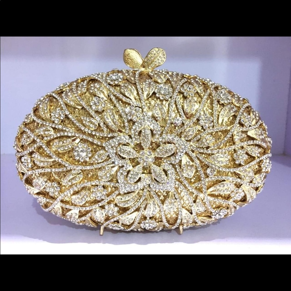 Crystallized Swarovski clutch
